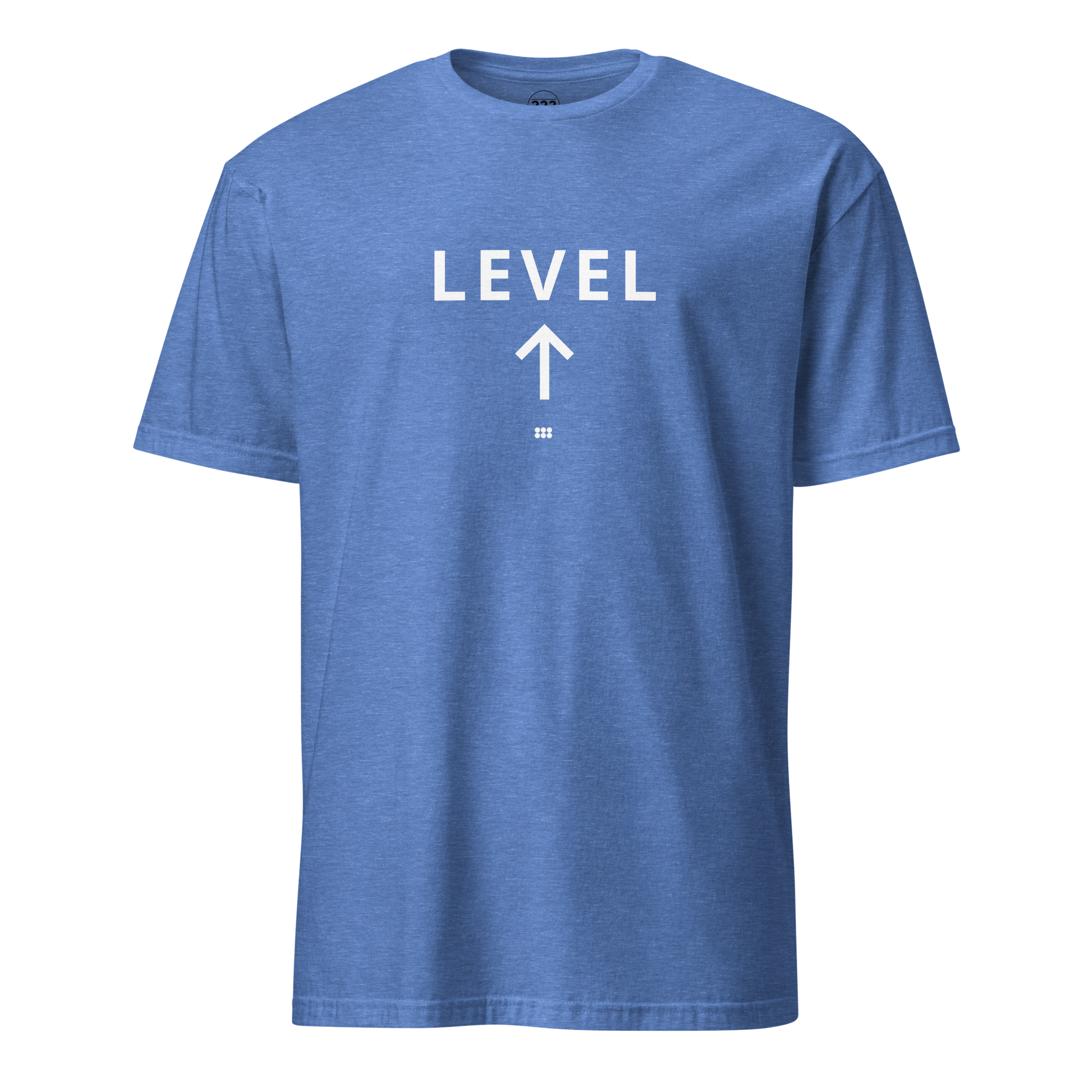 Level Up T-Shirt Heather Royal | 222 Threads