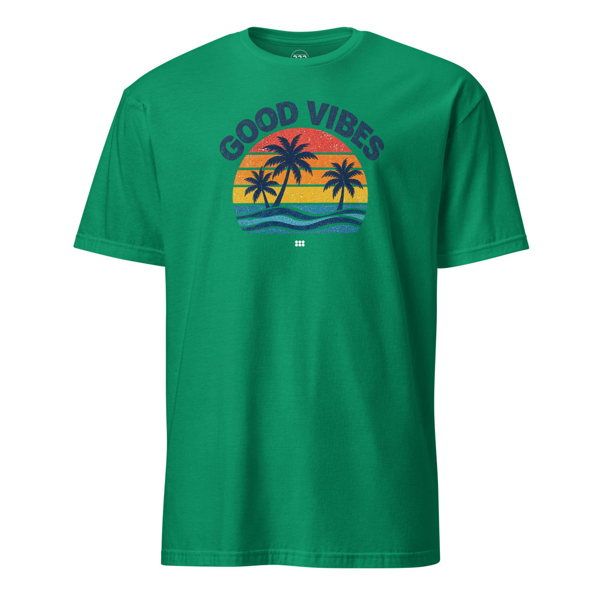 Good Vibes T-Shirt Kelly Green | 222 Threads