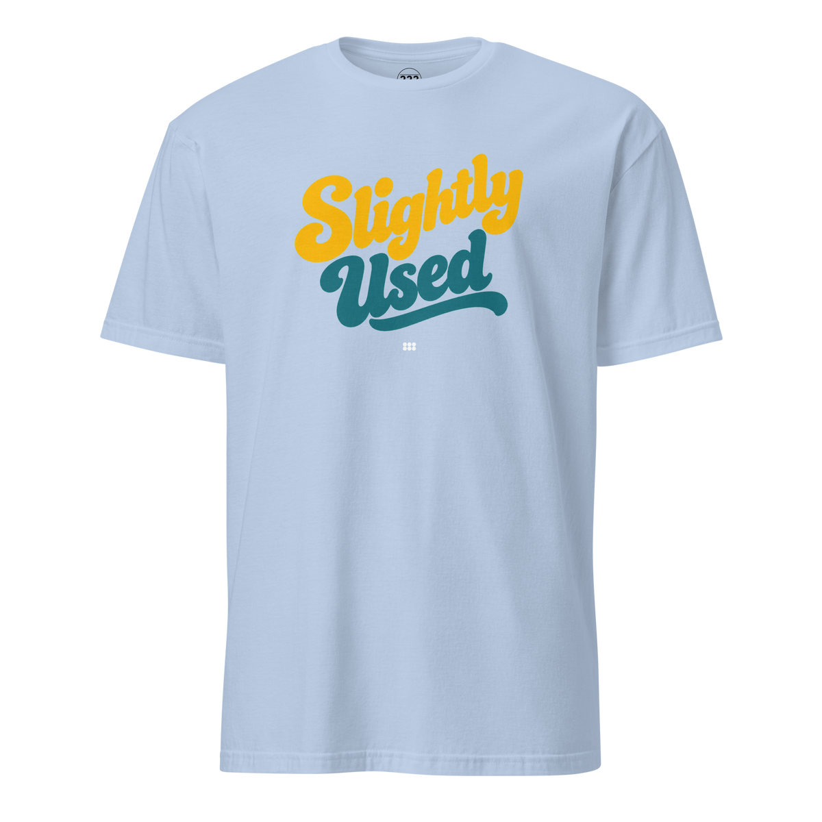 Slightly Used T-Shirt (Green/Yellow) Light Blue | 222 Threads