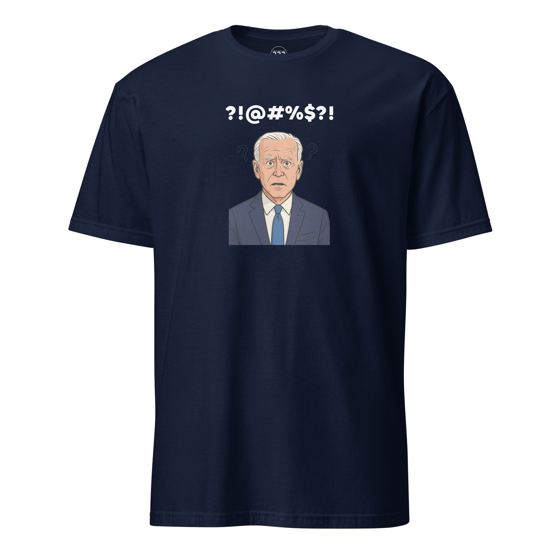 Confused novelty t-shirt navy