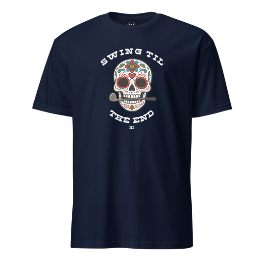 SWING TIL THE END Golf T-Shirt
