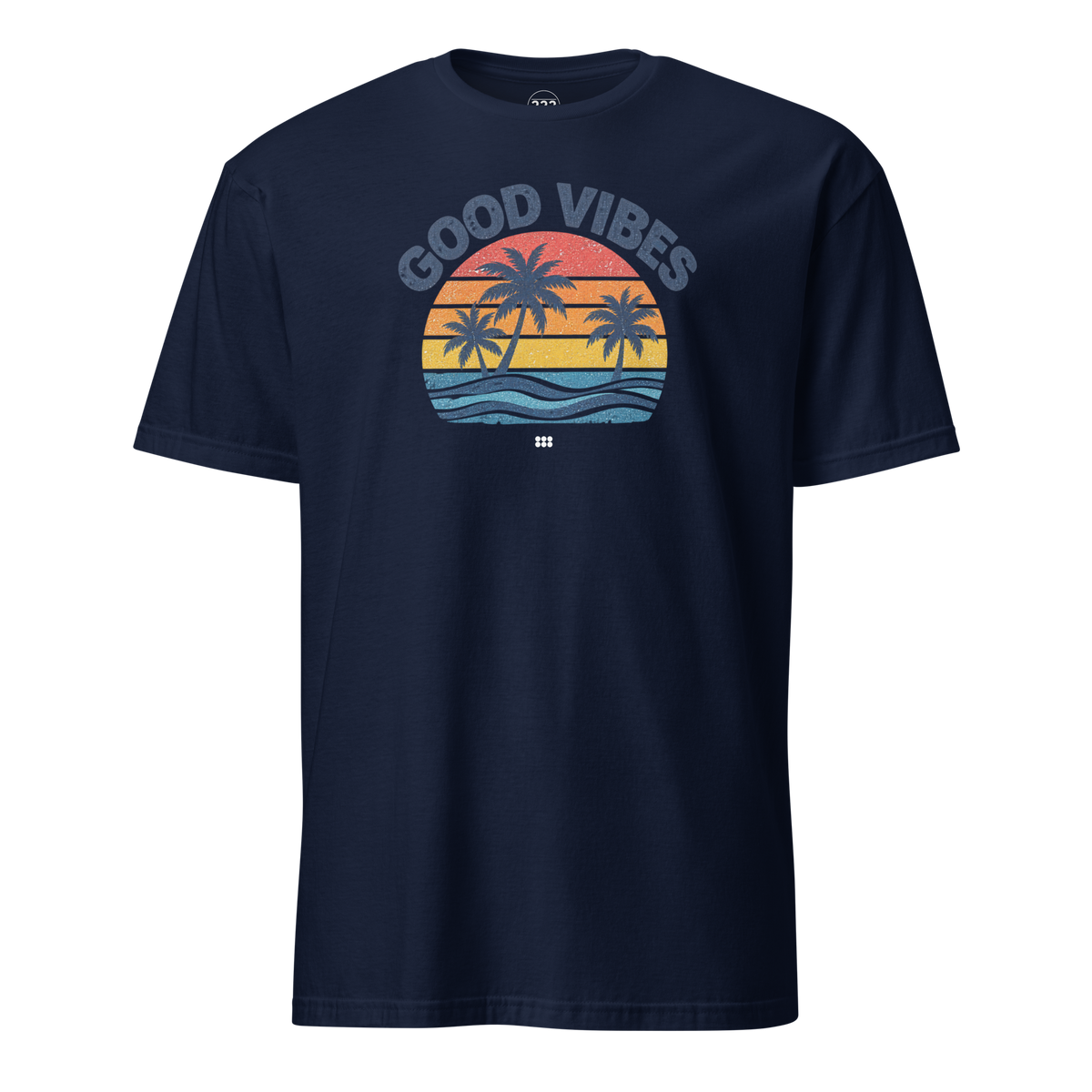 Good Vibes T-Shirt Navy | 222 Threads