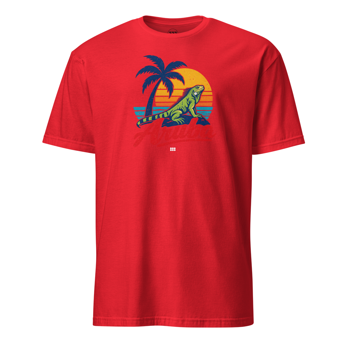 Aruba Iguana T-Shirt Red | 222 Threads