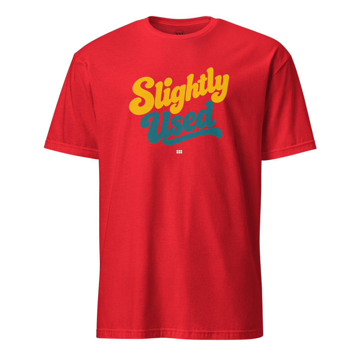 Slightly Used T-Shirt (Green/Yellow) Red | 222 Threads