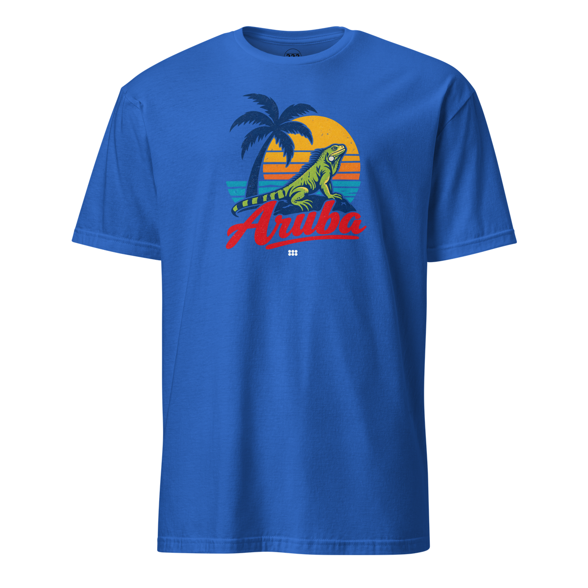 Aruba Iguana T-Shirt Royal | 222 Threads