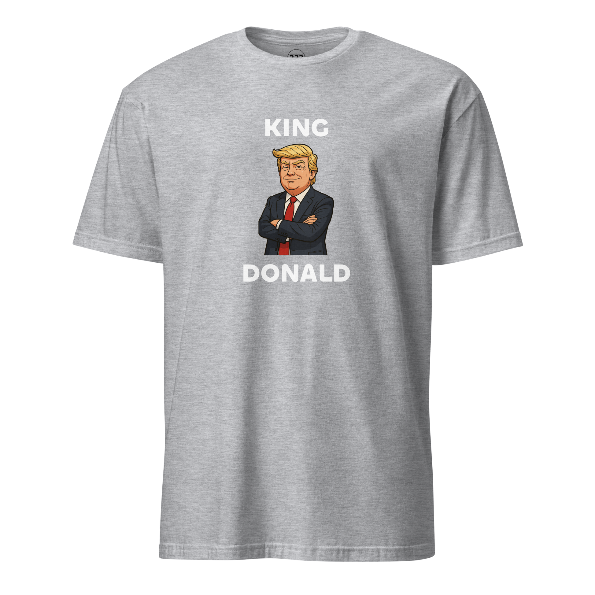 King Donald novelty t-shirt sport grey