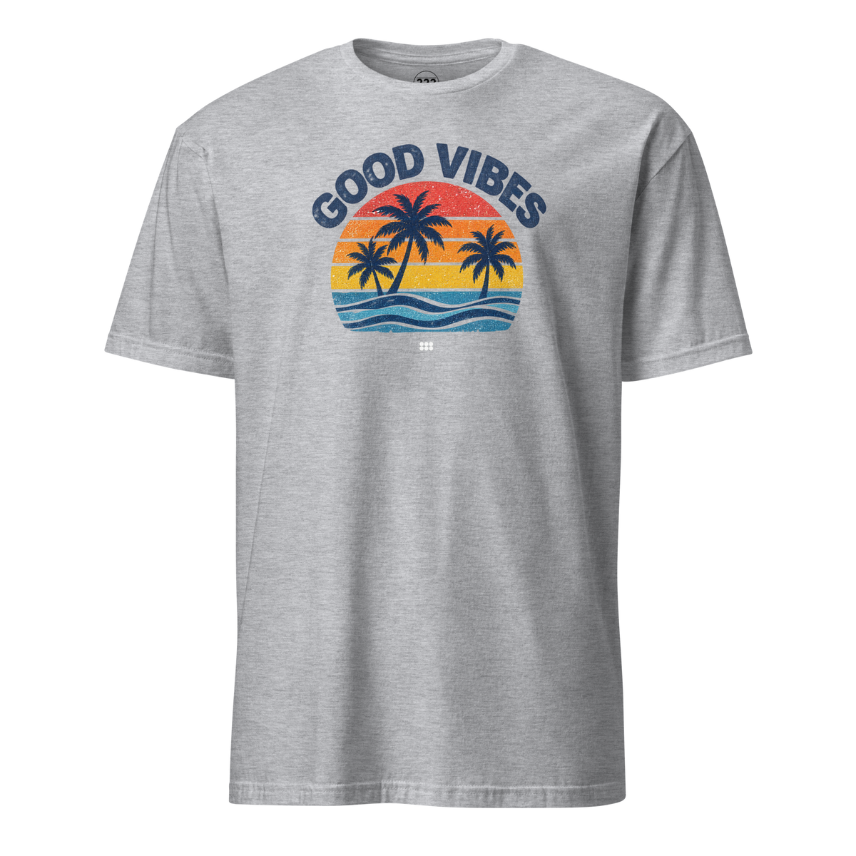 Good Vibes T-Shirt Sport Grey | 222 Threads