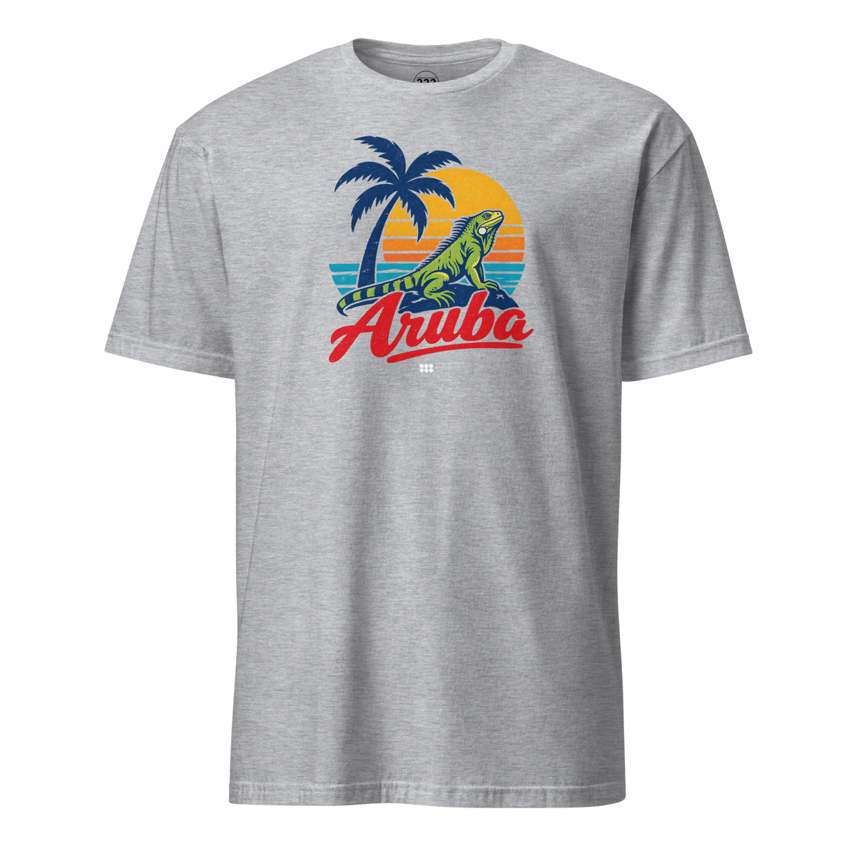 Aruba Iguana T-Shirt Sport Grey | 222 Threads