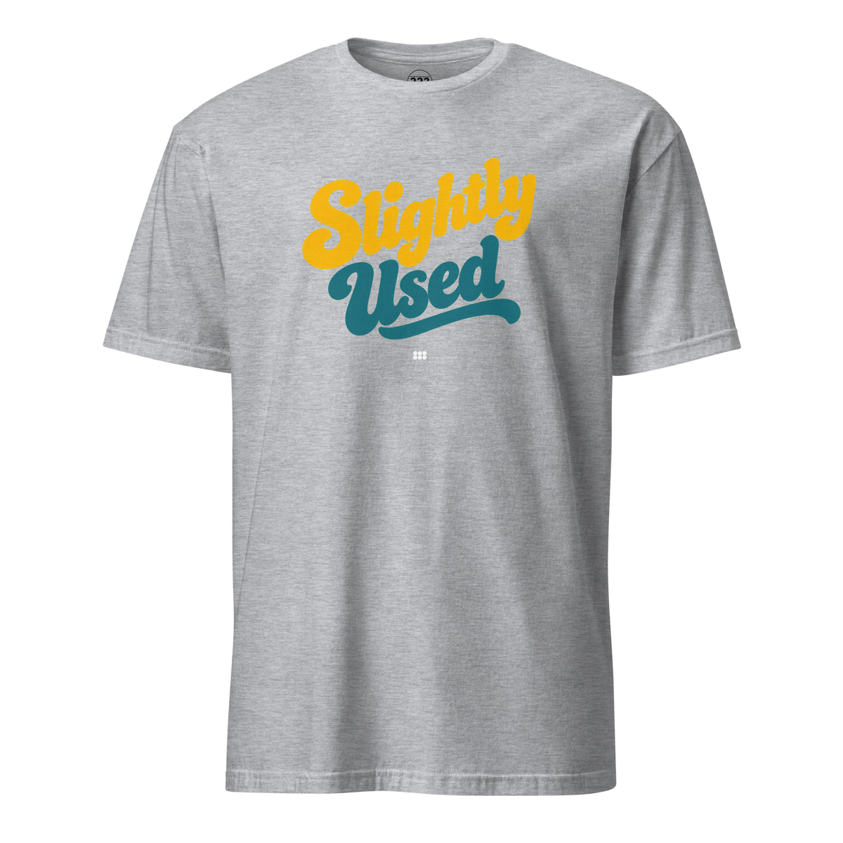 Slightly Used T-Shirt (Green/Yellow) Sport Grey | 222 Threads
