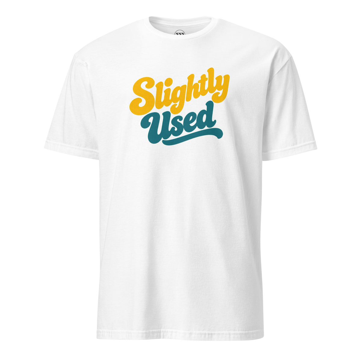 Slightly Used T-Shirt (Green/Yellow) White | 222 Threads